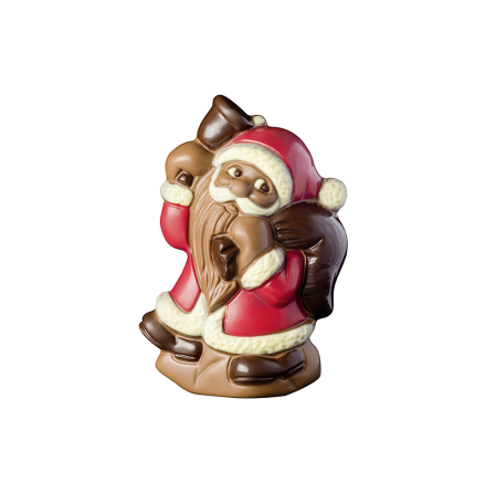 Chokladfigur Jultomte med klocka