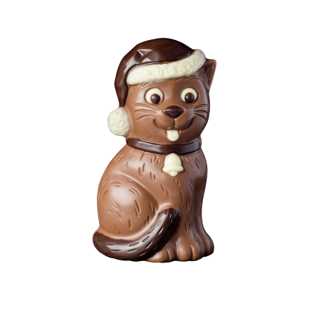 Chokladfigur Vinterkatt