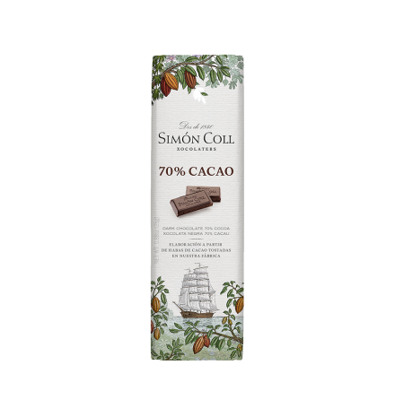 Mrk Choklad 70% Simn Coll bars
