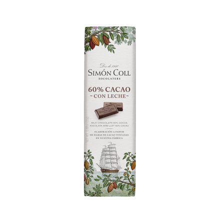 Mjlkchoklad 60% Simn Coll bars