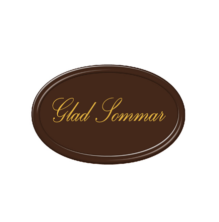 Chokladdekoration Glad Sommar
