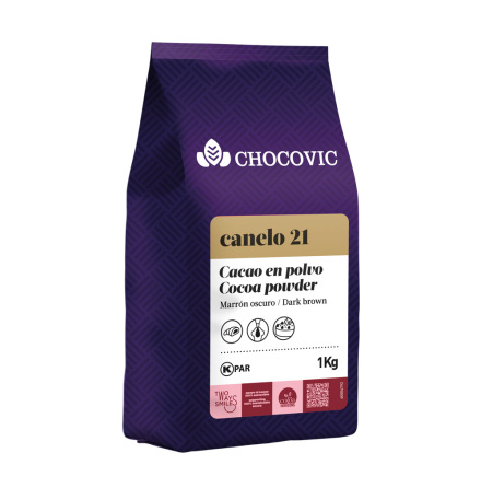 Kakaopulver Canelo 21 Mrkbrunt