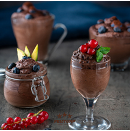 Krmig Dessertmousse Choklad