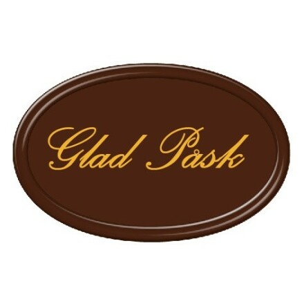Chokladdekoration Glad Psk