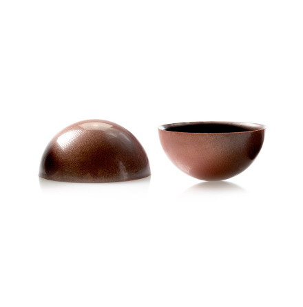 Chokladform Kupol Brons 6 cm 