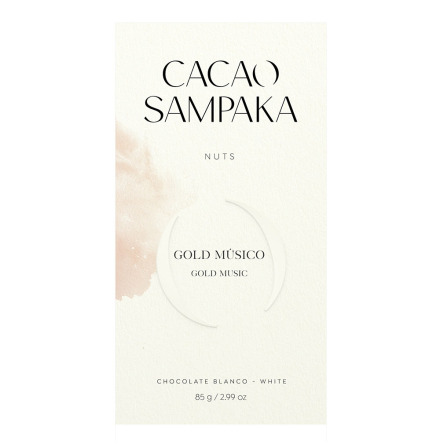 Vit Choklad Cacao Sampaka 25% Gold Music