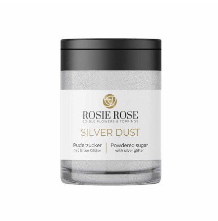 Glitterpulver Silver