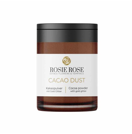 Glitterpulver Kakao Guld