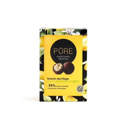 Tryffel M�rk choklad Citron-Mar�ngfyllning 11 st