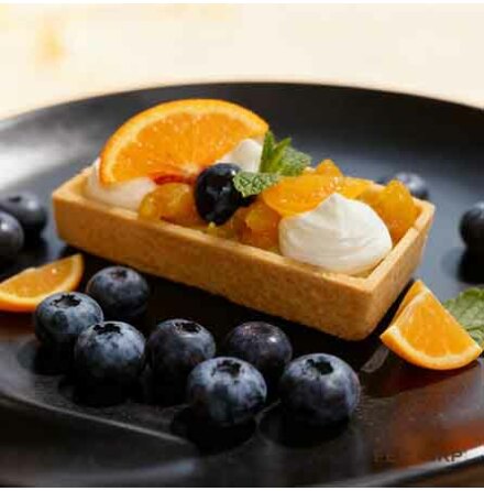 Tropical Fusion Tart - med passionfruktspannacotta, mango och f�rskostcreme