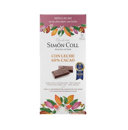 Mj�lkchoklad Sim�n Coll 60%