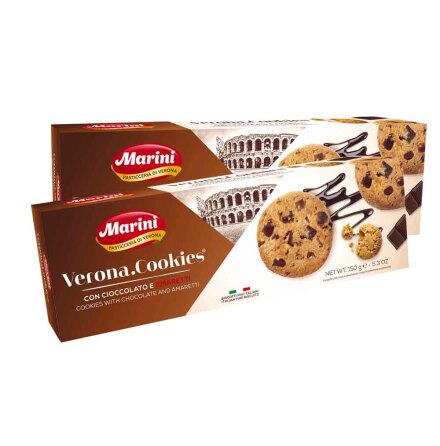 Verona Cookie med Choklad och Amaretti 9 st
