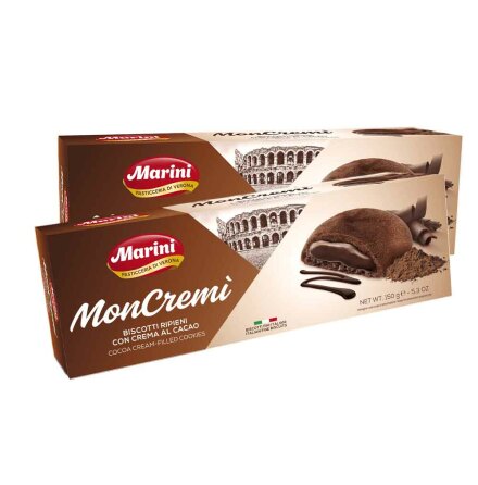 Moncremi kakor med Kakaokr�m 8 st