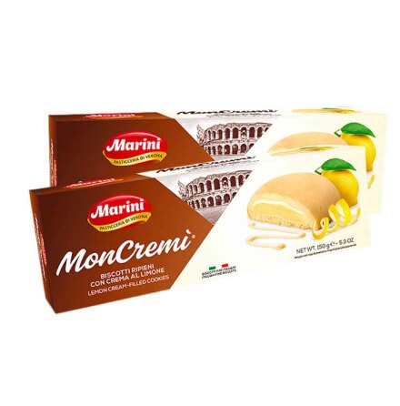 Moncremi kakor med Citronkr�m 8 st