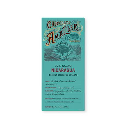 M�rk Choklad Amatller 72% Nicaragua