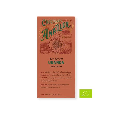 M�rk Choklad Amatller 81% Uganda Ekologisk