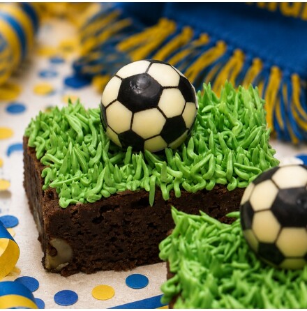 Chokladdekoration Fotboll 3D