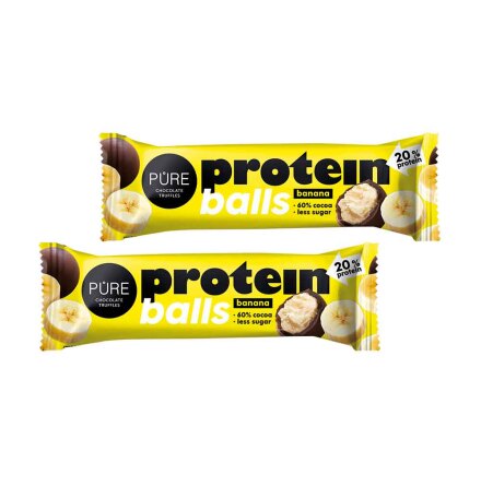Proteinbollar med Bananfyllning 3 st